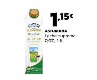 Supermercados Lupa Asturiana Leche Suprema 0.0% oferta