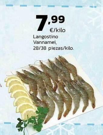 Supermercados Lupa Langostino Vannamei oferta