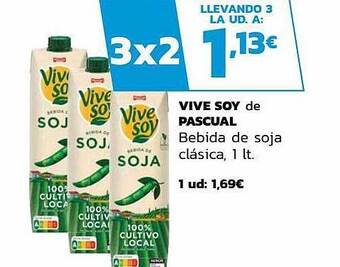 Supermercados Lupa Vive Soy De Pascual Bebida De Soja Clasica oferta