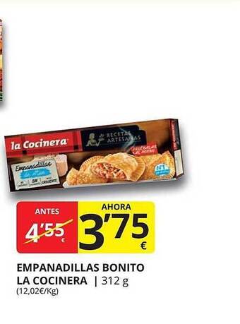 Supermercados MAS Empanadillas Bonito La Cocinera oferta