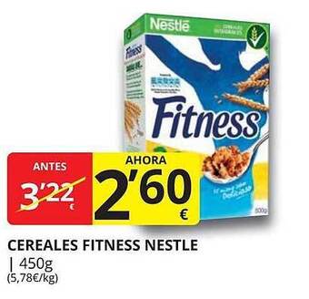 Supermercados MAS Cereales Fitness Nestle oferta