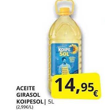 Supermercados MAS Aceite Girasol Koipesol oferta