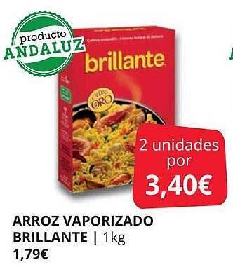 Supermercados MAS Arroz Vaporizado Brillante oferta