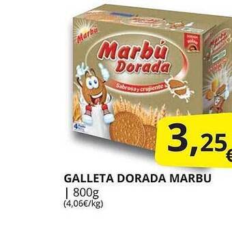 Supermercados MAS Galleta Dorada Marbu oferta