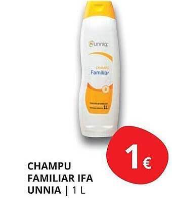 Supermercados MAS Champu Familiar Ifa Unnia oferta