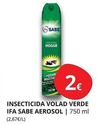Supermercados MAS Insecticida Volad Verde Ifa Sabe Aerosol oferta