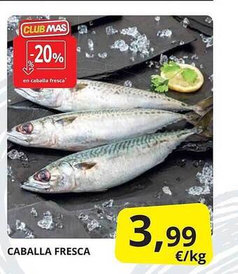 Supermercados MAS Caballa Fresca oferta