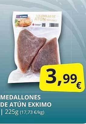 Supermercados MAS Medallones De Atún Exkimo oferta