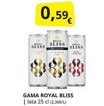 Supermercados MAS Gama Royal Bliss oferta