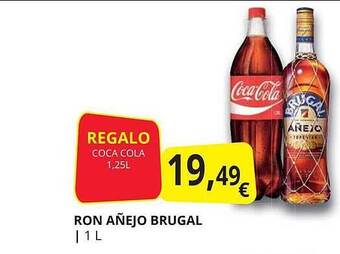 Supermercados MAS Ron Añejo Brugal oferta