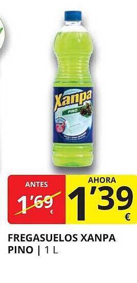 Supermercados MAS Fregasuelos Xanpa Pino oferta