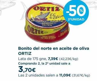 Hipercor Bonito Del Norte Frito En Escabeche Ortiz oferta
