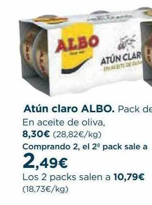 Hipercor Atún Claro Albo oferta