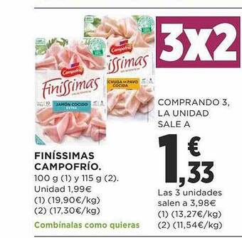 Supercor Exprés Finíssimas Campofrio oferta
