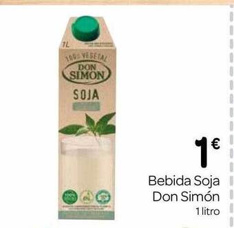 Supermercados El Jamón Bebida Soja Don Simón oferta