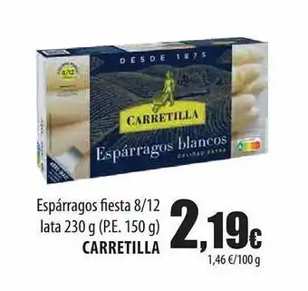 Spar Tenerife Espárragos Fiesta Carretilla oferta
