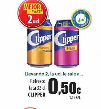 Spar Tenerife Refresco Lata Clipper oferta
