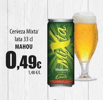Spar Tenerife Cerveza Mixta Mahou oferta