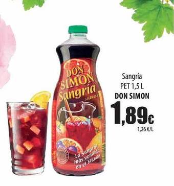 Spar Tenerife Sangría Don Simon oferta