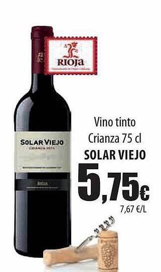 Spar Tenerife Vino Tinto Crianza Solar Viejo oferta