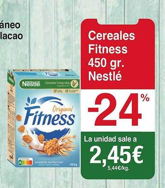 Spar La Palma Cereales Fitness Nestlé oferta