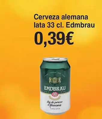 Spar La Palma Cerveza Alemana Edmbrau oferta