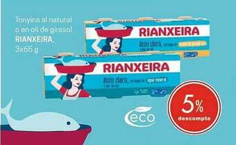 Valvi Supermercats Tonyina Al Natural O En Oli De Girasol Rianxeira oferta