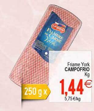 Plenus Supermercados Friame York Campofrio oferta