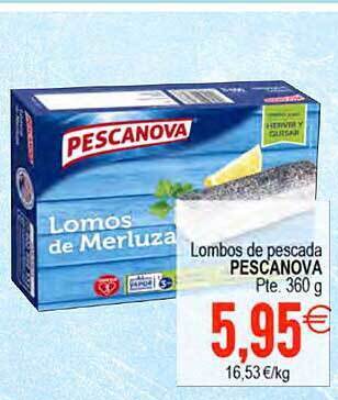 Plenus Supermercados Lombos De Pescada Pescanova oferta
