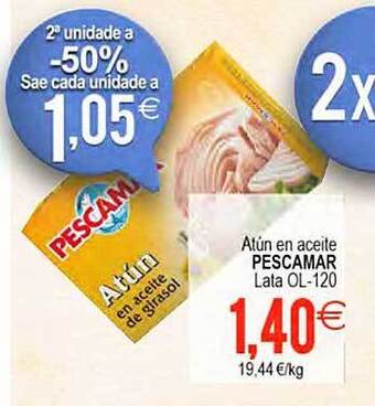 Plenus Supermercados Atún En Aceite Pescamar oferta