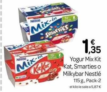 Supermercados El Jamón Yogur Mix Kit Kat, Smarties O Milkybar Nestlé oferta