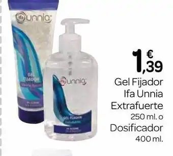 Supermercados El Jamón Gel Fijador Ifa Unnia Extrafuerte Dosificador oferta