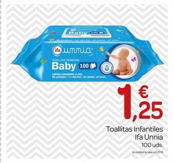 Supermercados El Jamón Toallitas Infantiles Ifa Unnia oferta