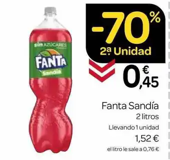 Supermercados El Jamón Fanta Sandía oferta
