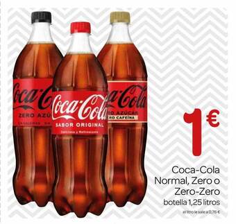 Supermercados El Jamón Coca-cola Normal, Zero O Zero-zero oferta