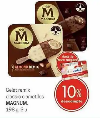 Valvi Supermercats Gelat Remix Classic O Ametlles Magnum oferta