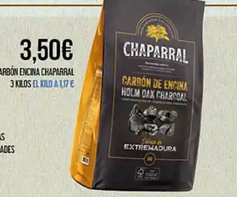 Claudio Carbón Encina Chaparral 3 Kilos oferta