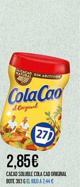 Claudio Cacao Soluble Cola Cao Original oferta