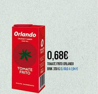 Claudio Tomate Frito Orlando oferta
