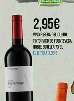 Claudio Vino Ribera Del Duero Tinto Pago De Fuenetevega Roble oferta