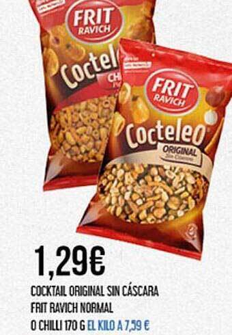 Claudio Cocktail Original Sin Cáscara Frit Ravich Normal O Chilli oferta