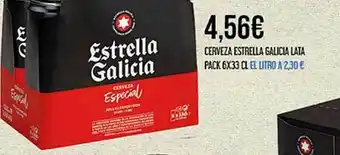 Claudio Cerveza Estrella Galicia Lata Pack 6 X 33cl oferta