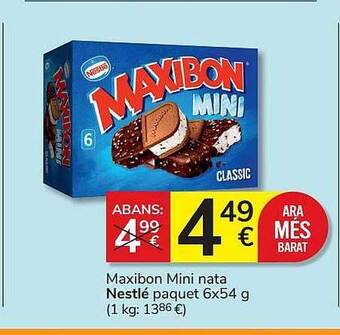 Consum Nestlé oferta