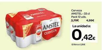 Dialprix Cerveza Amstel oferta