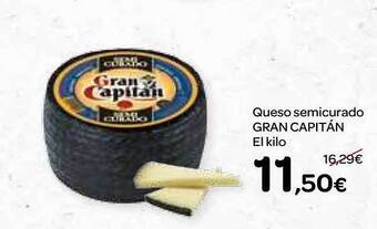 Dialprix Queso Semicurado Gran Capitán oferta