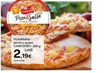Dialprix Pizza&salsa Jamónn Y Queso Campofrío oferta