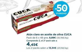 El Corte Inglés Atún Claro En Aceite De Oliva Cuca oferta
