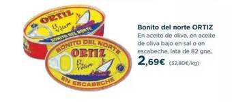 El Corte Inglés Bonito Del Norte Ortiz oferta