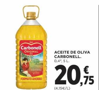 El Corte Inglés Aceite De Oliva Carbonell oferta