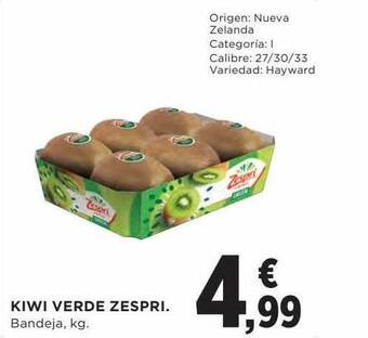 El Corte Inglés Kiwi Verde Zespri oferta